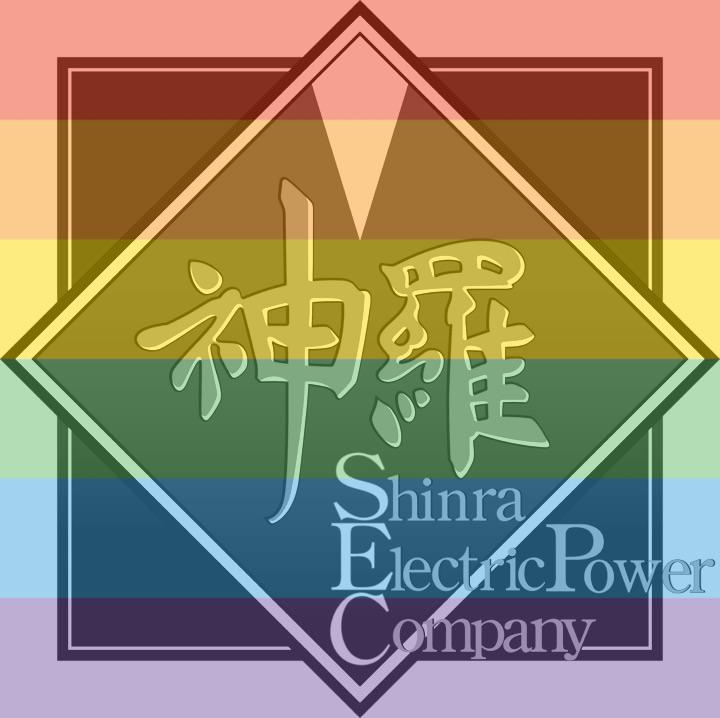 Said attempt at a corporate pride logo for Shinra.